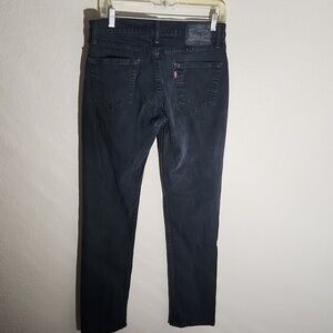Levis Jeans Mens Size 30 x 32 Black Blue Denim Pants